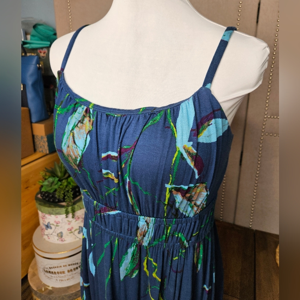 Soma Sketch Leaves Ink Sleevless Bra Top Dress - Picture 8 of 15